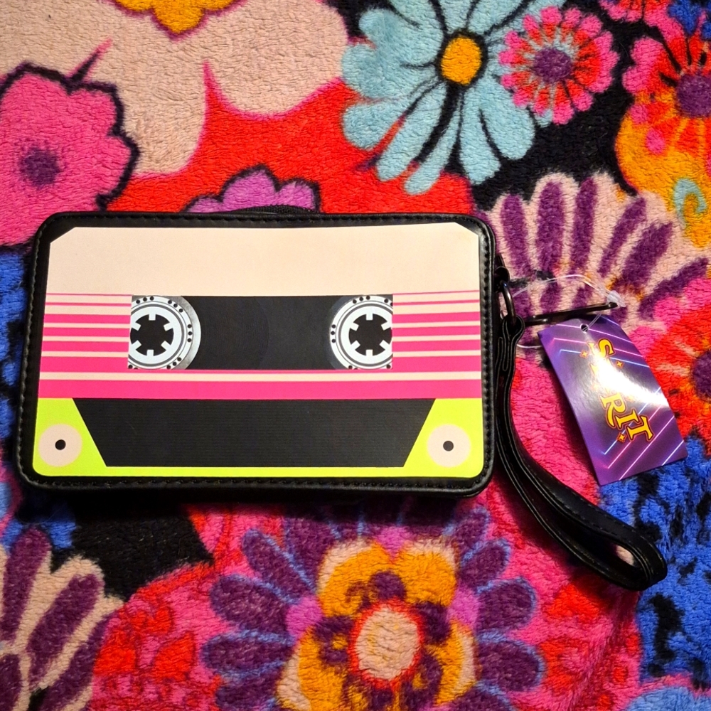 Spirit Halloween Casette Bag Clutch Purse Wallet Cosplay